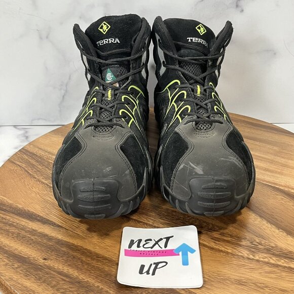 Terra Mens Spider X Mid Work Composite Boots Work Athletic Sneaker Black sz 11 - Picture 2 of 10